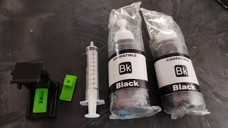 ANG Refill for HP 803 Black Ink Cartridge 200ml Review [upl. by Asilaj]