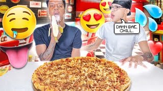 Leading MY BOYFRIEND On To See His Reaction He Feed Into It 🥰😛 GloTwinz Mukbang [upl. by Laurence580]