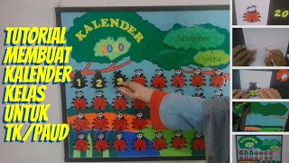 Tutorial membuat kalender kelas kreatif untuk TKPAUD [upl. by Vasyuta951]