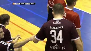 Suleiko first goal for team Latvian [upl. by Layap]