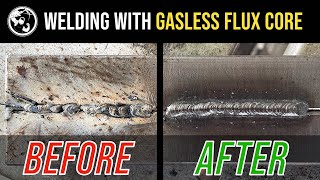 Gasless Flux Core for Beginners 1 BIG Thing [upl. by Jethro710]