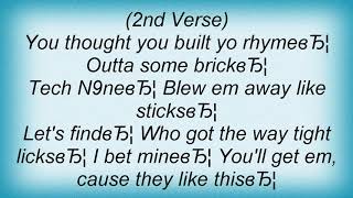 Tech N9Ne  Big Bad Wolf Lyrics [upl. by Habas]