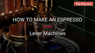 La Pavoni lever espresso machine  Rich and easy espresso  La Pavoni UK [upl. by Huxham]