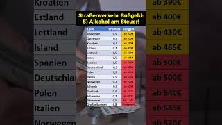 Bußgelder amp Grenzen für Alkohol am Steuer [upl. by Ardnaxela]