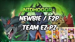 NIDHOGGR NEWBIE  F2P TEAM EZ PZ  7DS GRAND CROSS [upl. by Dotson126]