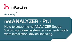 Hilscher Academy  netANALYZER 01  Voraussetzungen Inbetriebnahme [upl. by Marchal]