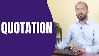 QUOTATION  How to prepare quotation  AccroBIZ ERP [upl. by Oakman801]