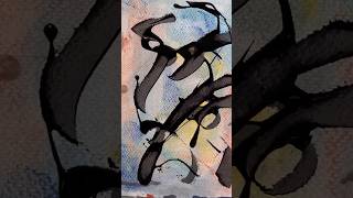 Ab241018 An abstract painting with Pastels amp acrylic Paints [upl. by Lagas]