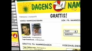 Dagens namn  TV4 20000907 [upl. by Genesia]