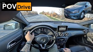 2013 Mercedes A180 W176 122hp  POV Test Drive [upl. by Nahij606]