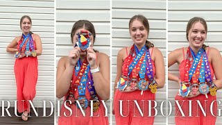 runDisney Virtual Series 2024 Challenge Medal Unboxing [upl. by Inilam]