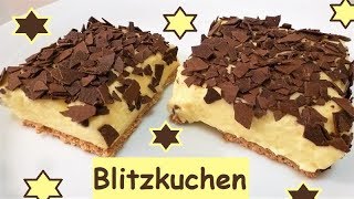 Blitzkuchen Schneller 10 Minuten Schaumkuchen ohne backen Fast 10 minute foam cake [upl. by Schoenberg]