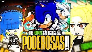 animes react a trio SSS collab na descrição [upl. by Etteragram130]