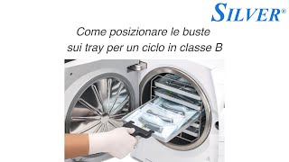 Autoclave WampH Lisa come posizionare correttamente le buste sui tray per un ciclo in classe B [upl. by Adranoel]