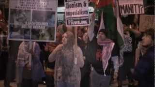 A lone Rabbi takeson antiIsrael protesters at Israeli Consulate in LA almost singlehandedly [upl. by Goulder432]