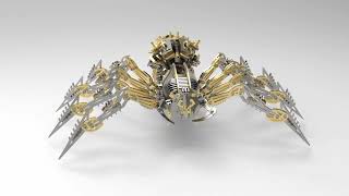 3D mechanical spider [upl. by Alexa920]