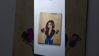 Pyrography🔥🔥🔥 art pyrography woodburning samsungsam animation [upl. by Nirtak542]