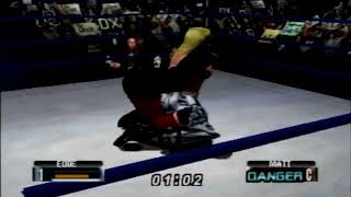 WWF No Mercy  N64 Gameplay  Edge vs Matt Hardy [upl. by Yesak]