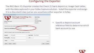 RECI Basic ICL Exporter for Kofax [upl. by Rosalia]