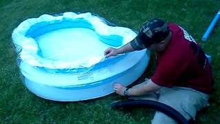 How to blow a kids pool up with a shopvac [upl. by Ecyt375]