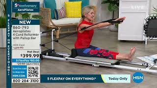 Aeropilates 4 Cord Reformer with Pullup Bar [upl. by Nnairrek]