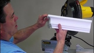 How to cut a crown molding outside corner by Creative Crown [upl. by Sandeep230]