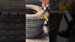 Tire retreading and thickening process [upl. by Viking]