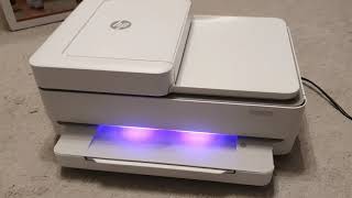 HP DeskJet Plus 6475 cartridge install [upl. by Renferd]