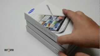 Phablet Samsung Galaxy Note II N7100  Unboxing Brasil [upl. by Joella]