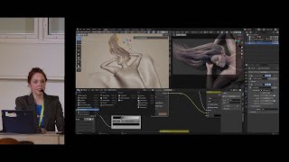 Mesh Hair with Geometry Nodes and Hair Curves — Blender Conference 2024 [upl. by Lowney]