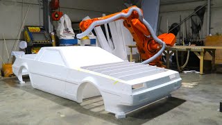 Building a full scale flying Delorean Part 1 Making the bodywork [upl. by Stamata]