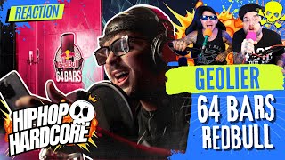 GEOLIER  64 BARS X REDBULL  REACTION by Arcade Boyz [upl. by Sadonia]