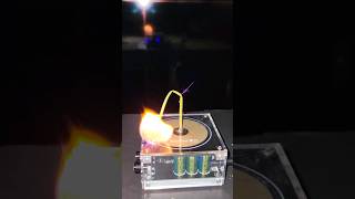 🌻 Music Tesla Coil experiment fire lightning shorts [upl. by Euqinamod]