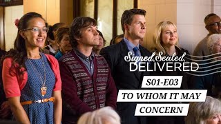 Signed Sealed Delivered S01E03  To Whom It May Concern  2014 Hallmark Mystery Movie Full Length [upl. by Erelia]