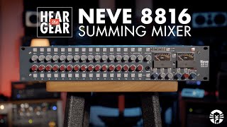 Exploring The AMS Neve 8816 Summing Mixer [upl. by Errised537]