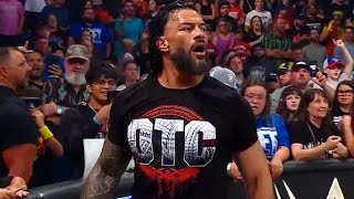 Full Segment of Roman Reigns Smackdown Return Tulsa Oklahoma 8924 wwe romanreigns smackdown [upl. by Hazmah]