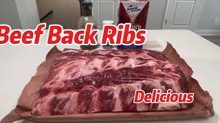 Beef Back Ribs From Smoker to Oven [upl. by Jorgensen710]