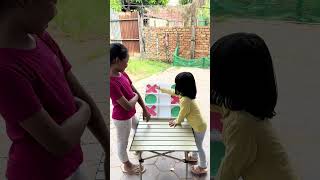 X amp O challenge Game tic tac toe game challenge sis tey 👧🏻 vs sis ling 👧🏻 who is winner 🥇 [upl. by Medlin]