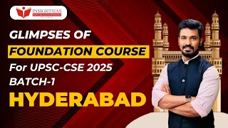 A SneakPeek into the OGP Foundation Course for UPSC CSE 2025 at our Hyderabad Branch [upl. by Nnasus]