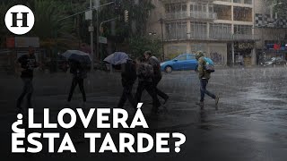 ¡No guardes el paraguas Lluvias fuertes y bajas temperaturas se esperan para la tarde según el SMN [upl. by Adamok]