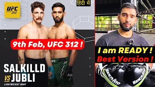 BREAKING  Anshul Jubli🇮🇳 vs Quillan Salkilld🇦🇺 UFC 312  Fight REACTION and BREAKDOWN in Hindi [upl. by Dib758]