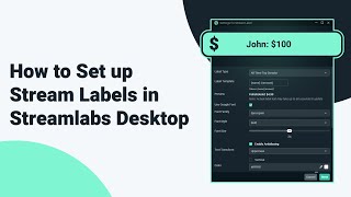 How to Set up Stream Labels in Streamlabs Desktop [upl. by Georgianna]