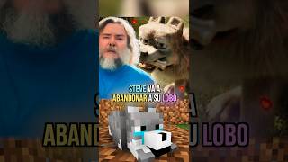 STEVE no quiere abandonar a su Lobo en MINECRAFT La Película minecraft minecraftshorts [upl. by Gable70]