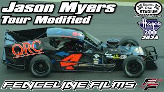 Jason Myers Tour Modified Bowman Gray Stadium Hayes Jewelers 200 2024 [upl. by Ylen]