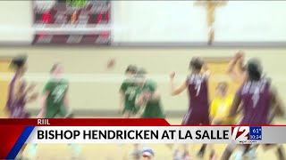 La Salle defeats Bishop Hendricken in Div I boys volleyball [upl. by Attey]