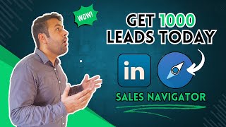 How To Use LinkedIn Sales Navigator To Generate Leads  2024 beginner tutorial [upl. by Anaile380]