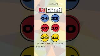 PCSO Lotto Results P49M Ultra Lotto 658 Super Lotto 649 Lotto 642 6D 3D 2D  Jan 2 2024 [upl. by Nahallac524]