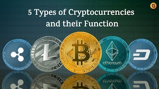 5 Types of Cryptocurrencies and their Function [upl. by Kos84]