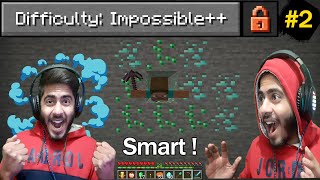 Finding Diamonds With IMPOSSIBLE DIFFICULTY Minecraft 🤯🤯 [upl. by Bore]