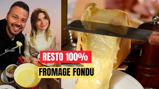 FONDUE  RACLETTE à VOLONTÉ dans le MÊME RESTO avec laurachanteuse VLOG 1502 [upl. by Aderb]